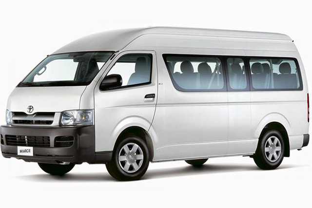rent a vehicle-HIACE